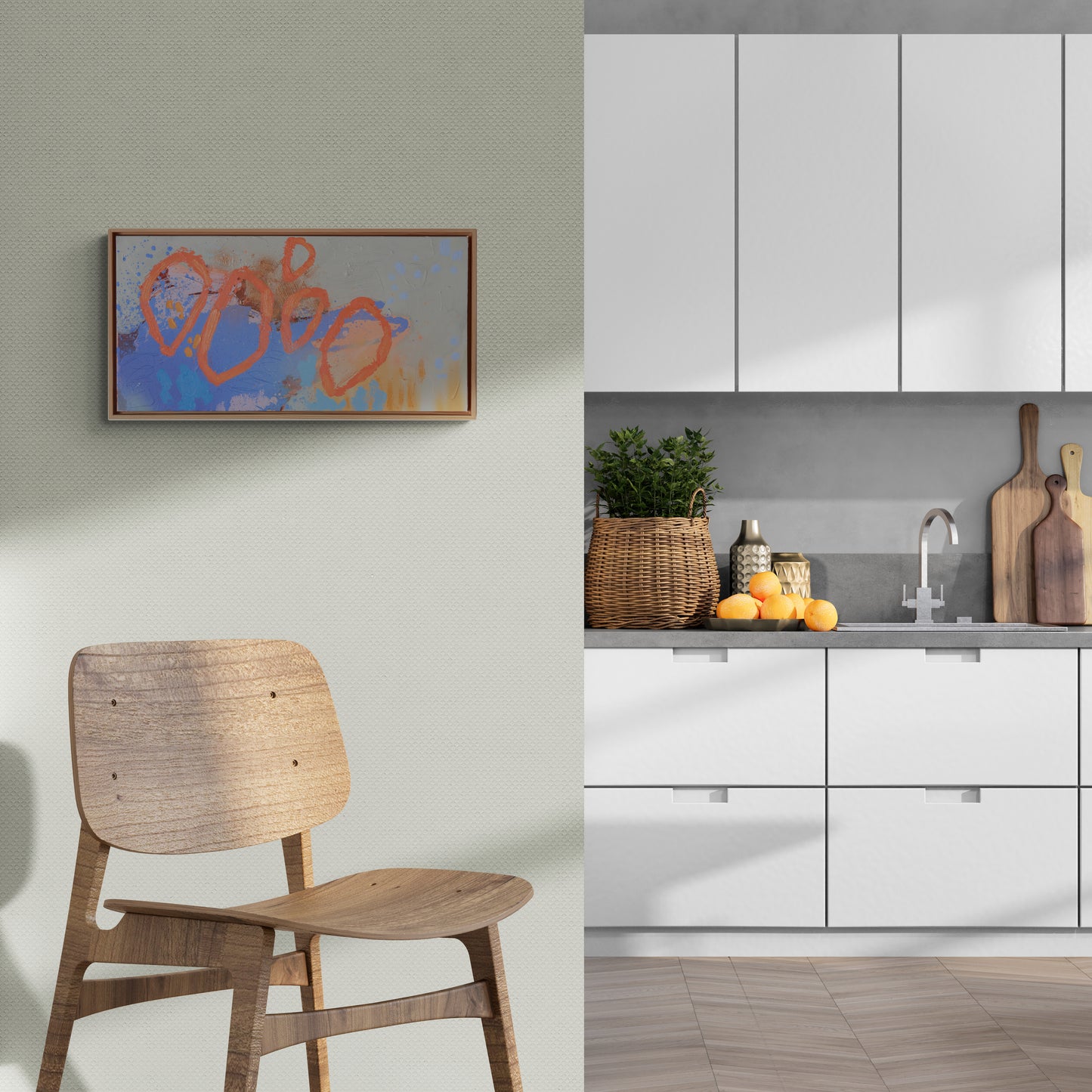 Fall At The Beach | 24x12 Inches