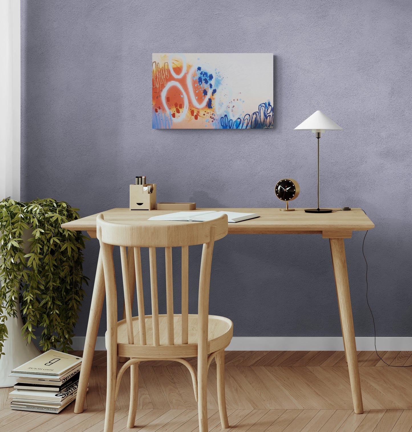 "Finding Myself In My Reflection" Stretched Canvas Prints