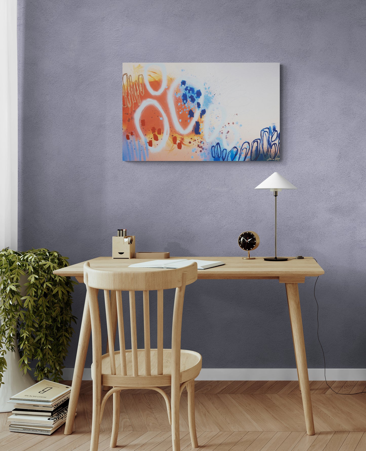 "Finding Myself In My Reflection" Stretched Canvas Prints