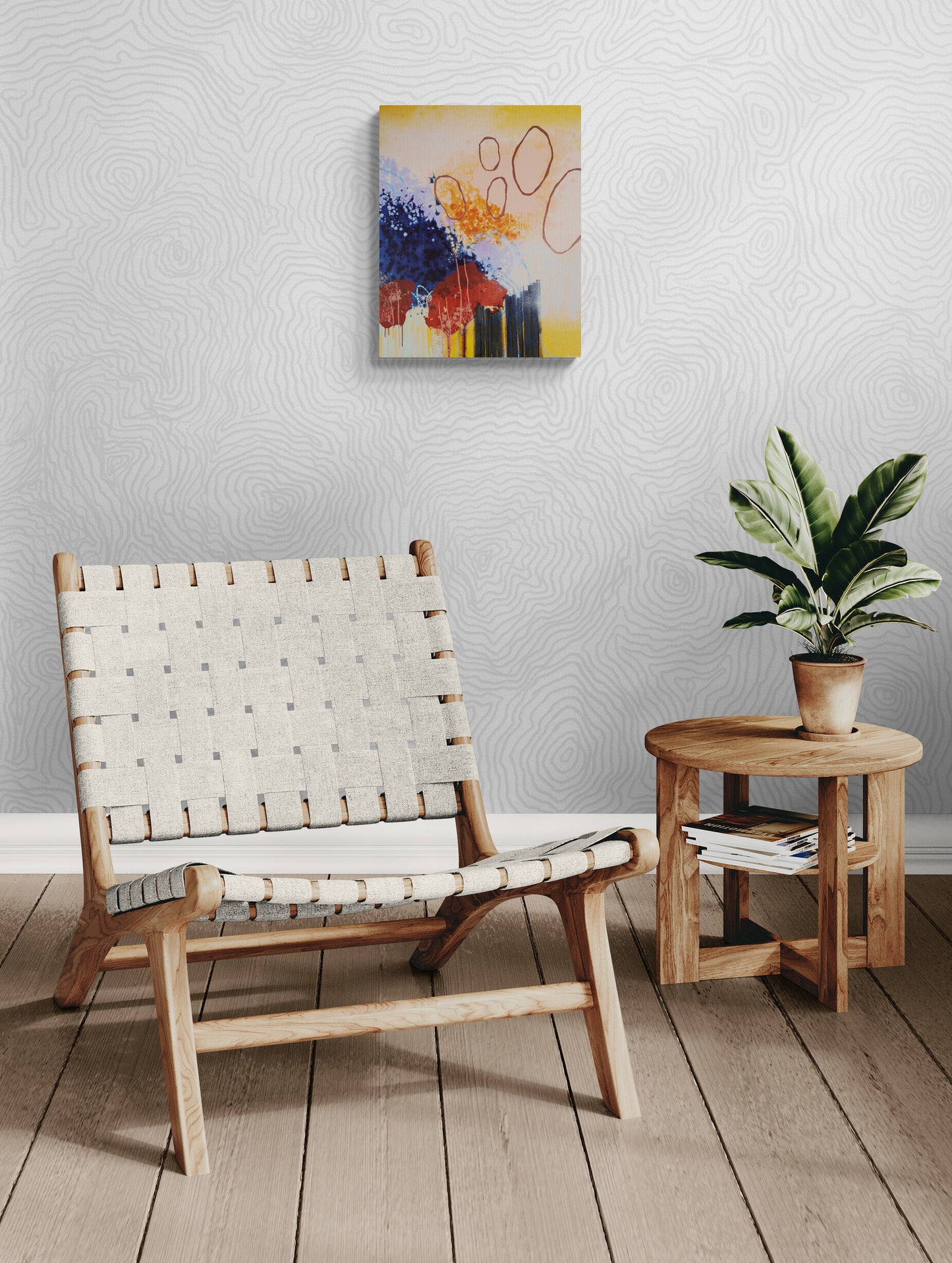 "Floating Sun" Stretched Canvas Prints