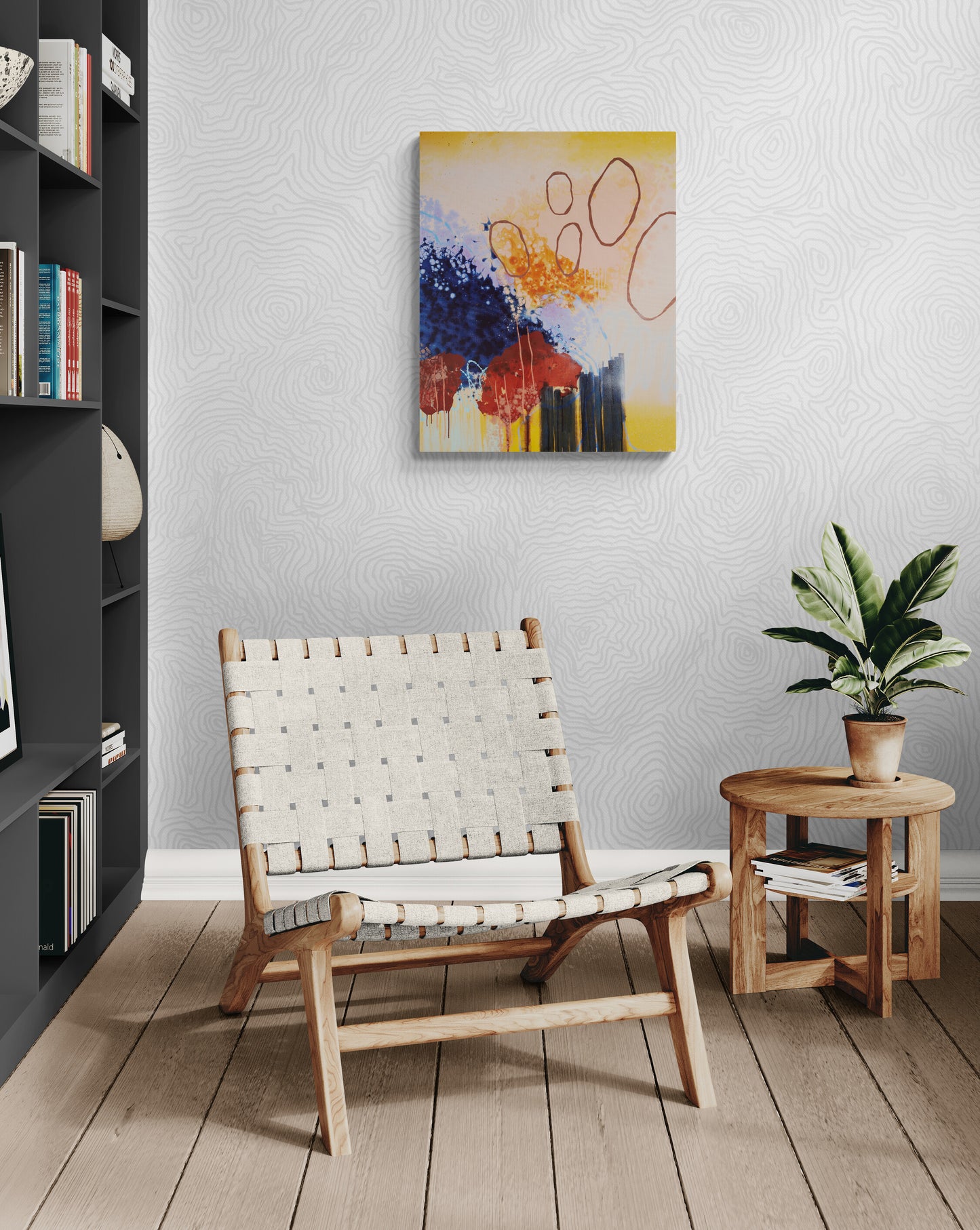 "Floating Sun" Stretched Canvas Prints