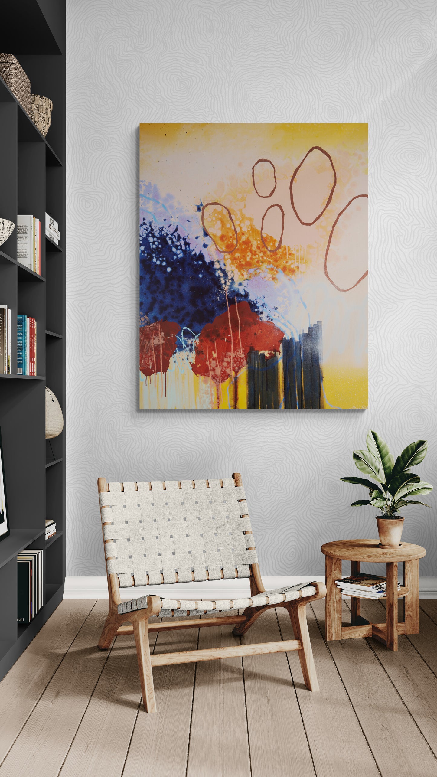 "Floating Sun" Stretched Canvas Prints