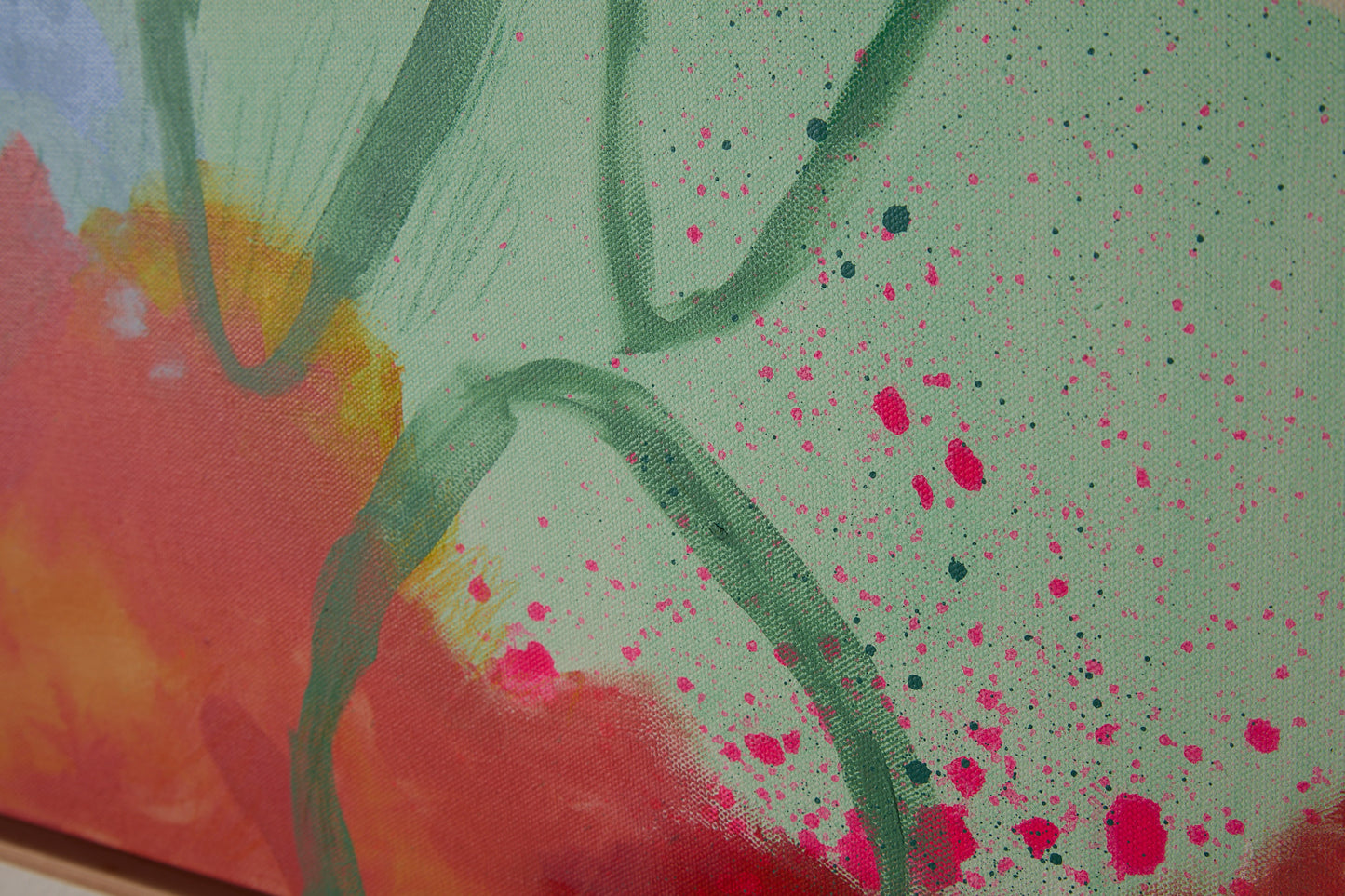 Burning Up, No Fever | 36x24 Inches