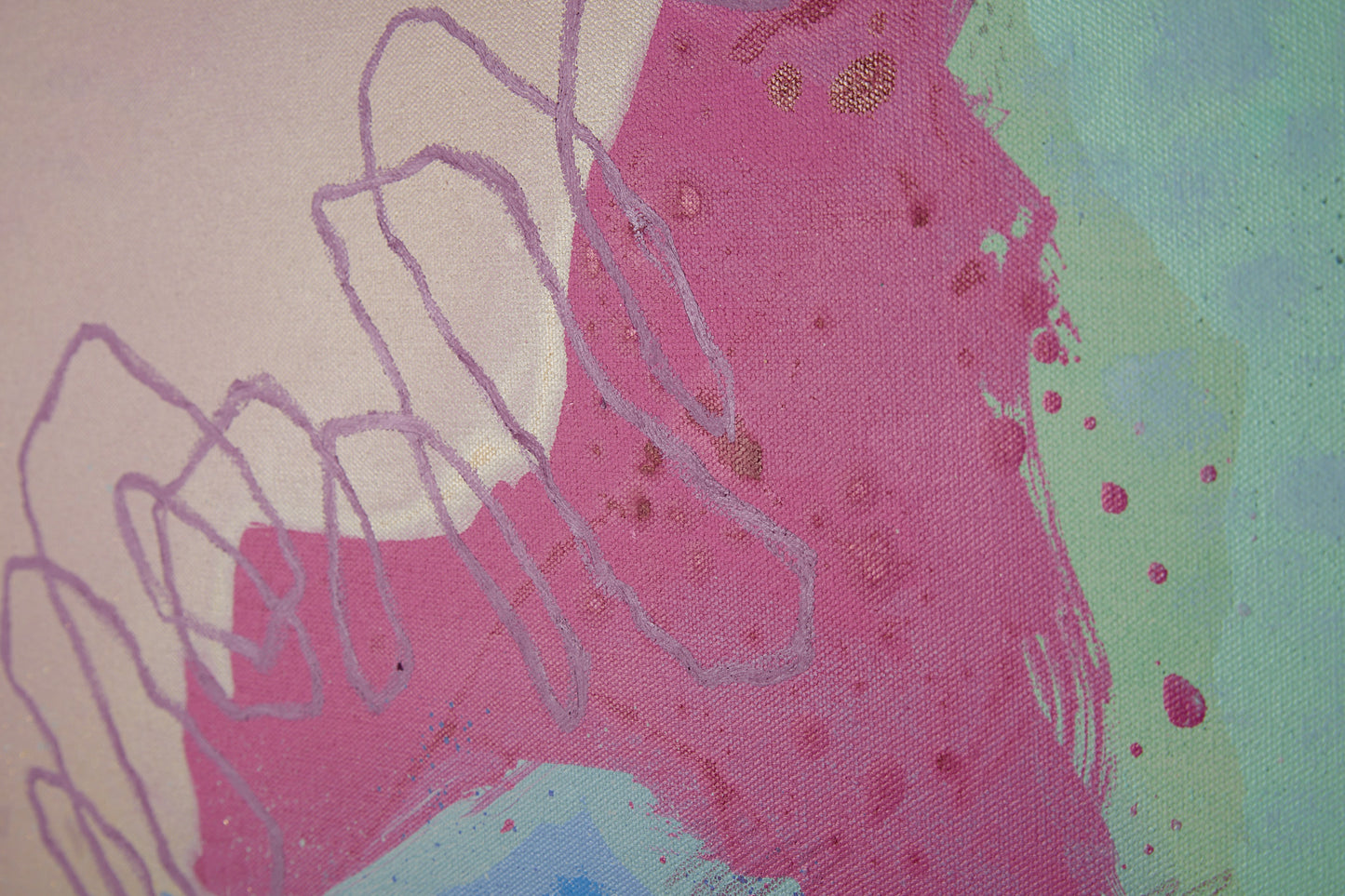 Burning Up, No Fever | 36x24 Inches