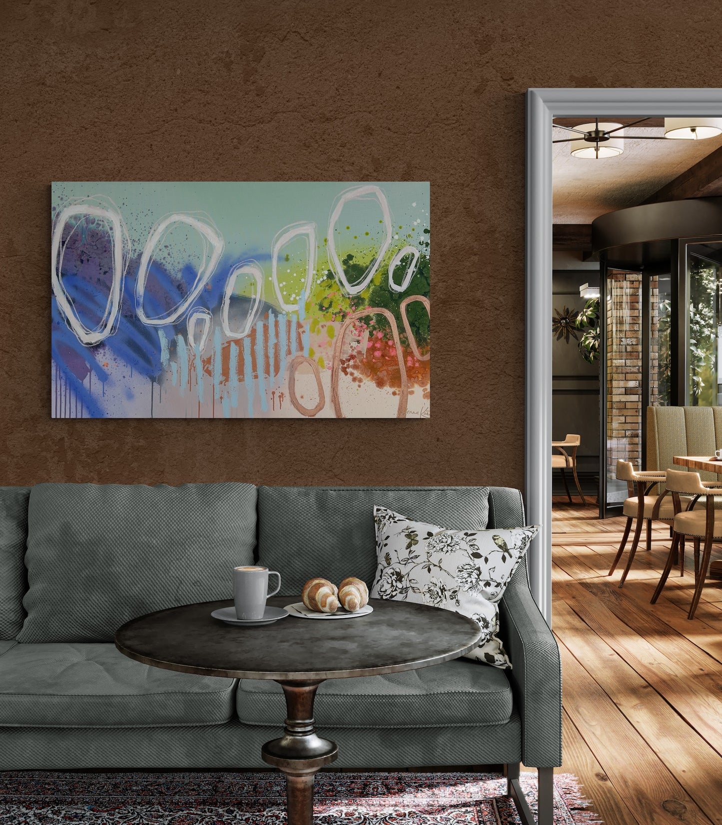 Let Go To Grow | 48x30 Inches