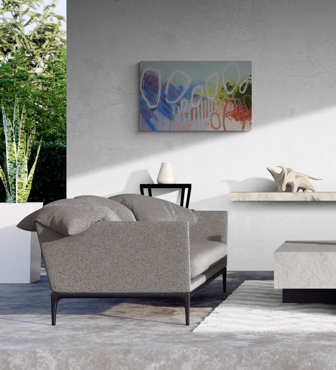 "Let Go To Grow" Stretched Canvas Prints