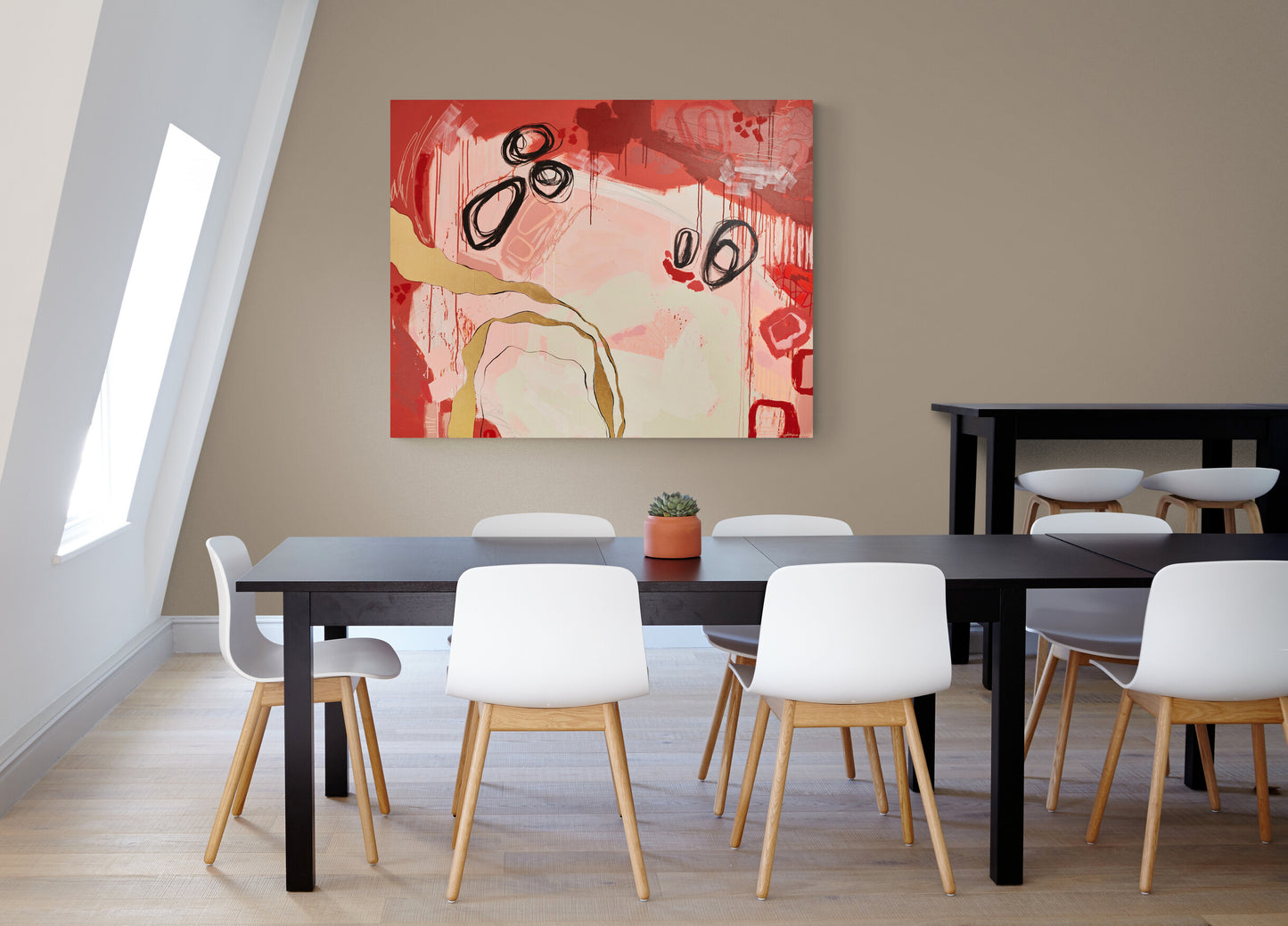 "Love In The Desert" Stretched Canvas Prints