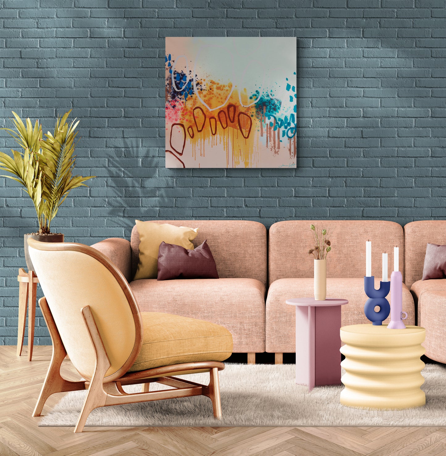 "Ocean Horizon" Stretched Canvas Prints