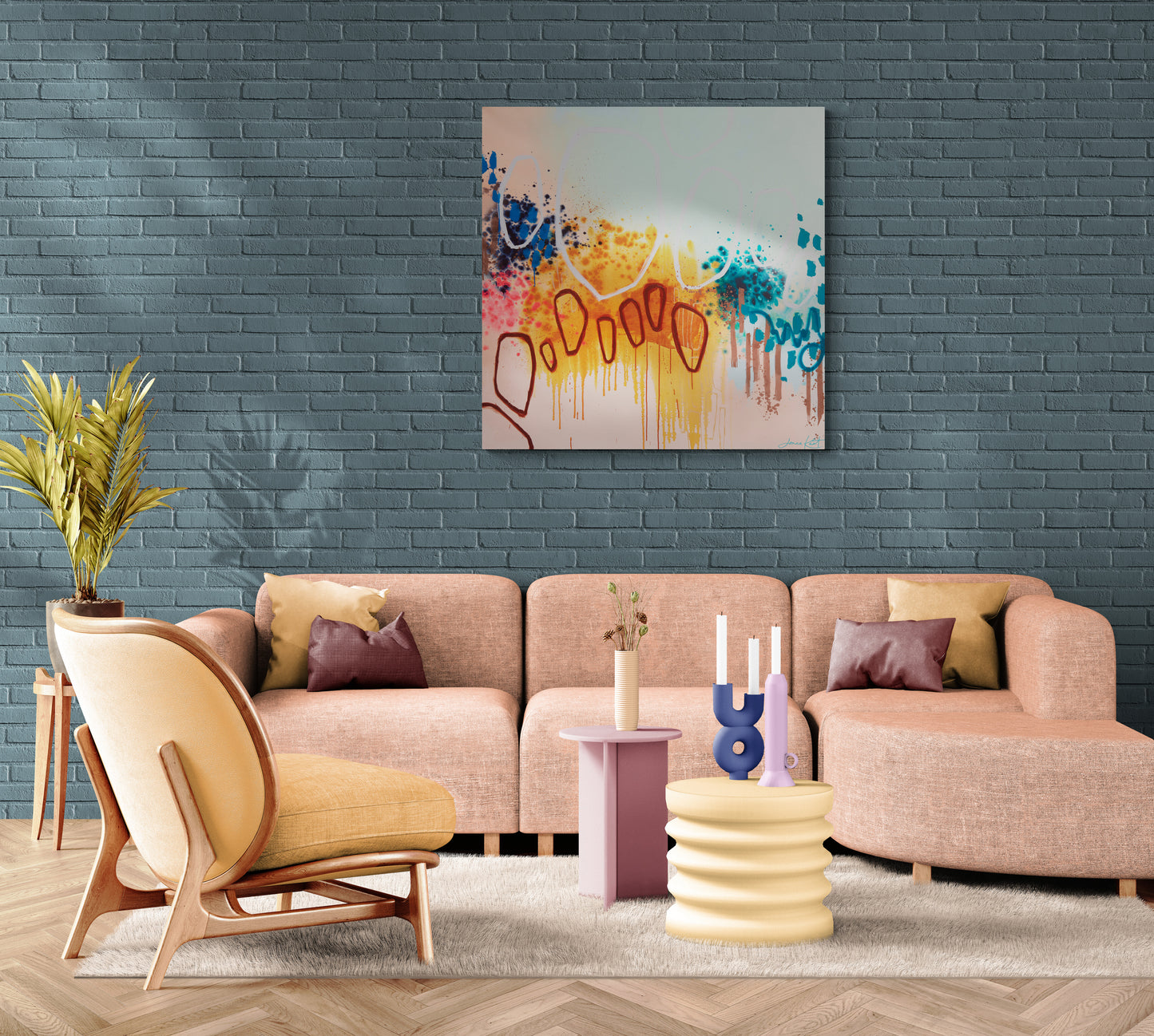 "Ocean Horizon" Stretched Canvas Prints