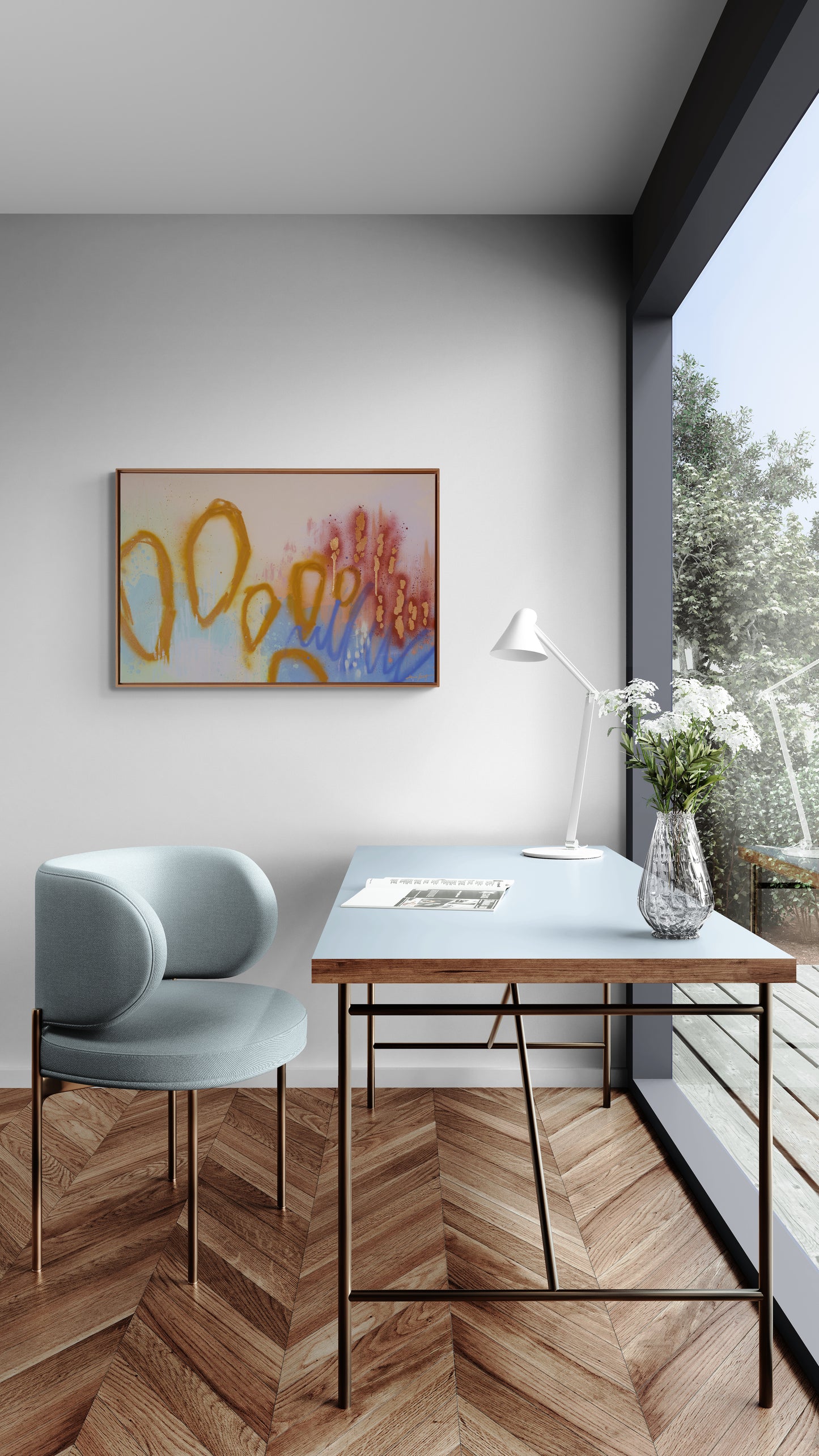 Sappy Slow Burn | 36x24 Inches