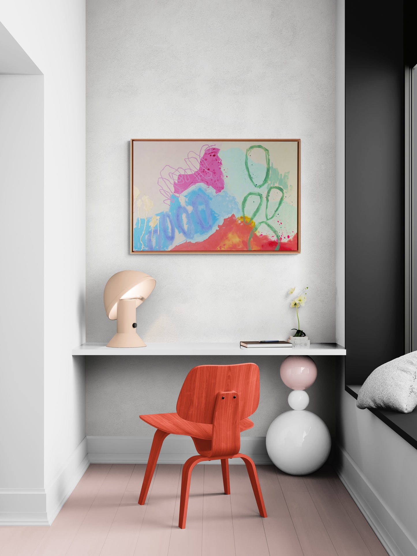 Burning Up, No Fever | 36x24 Inches