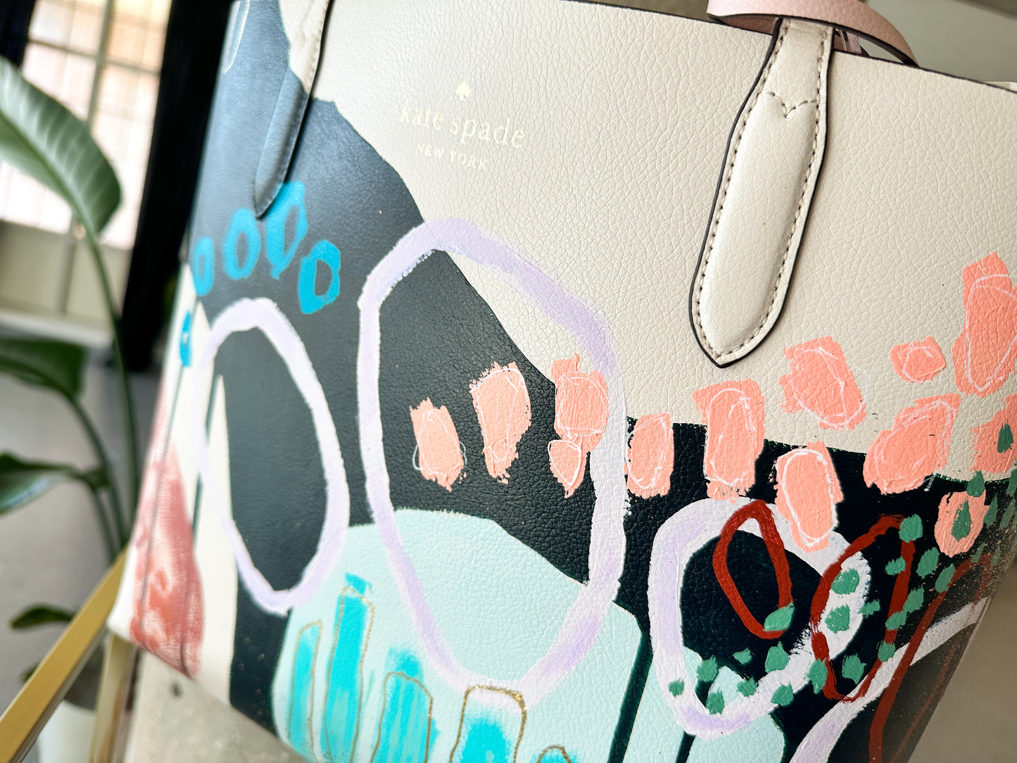 White Wine Spritzer | Painted Kate Spade Handbag