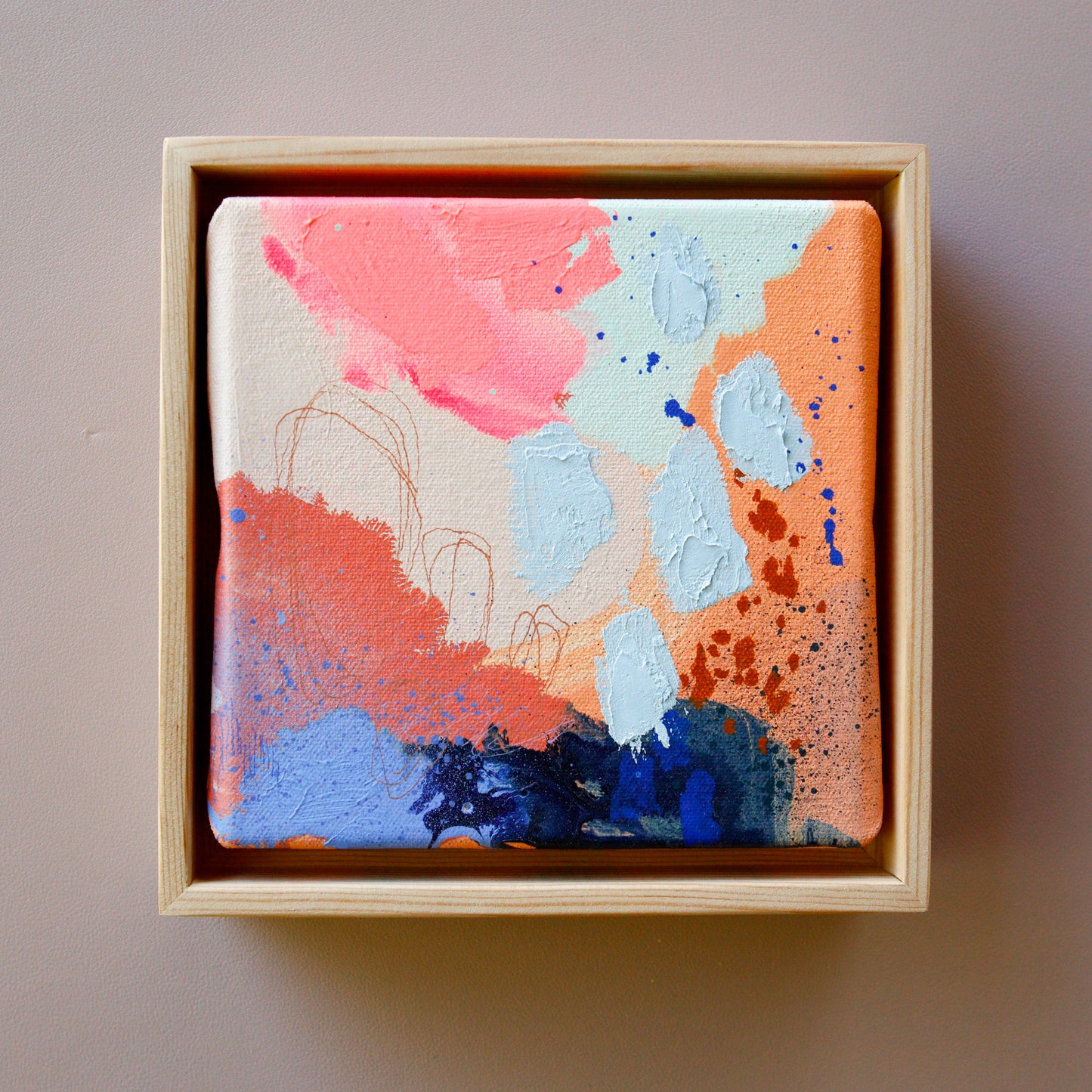 Sweltering Until Sunset | 7x7 Inches