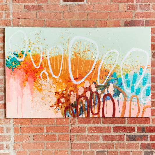 Summer Brain  | 30x48 Inches