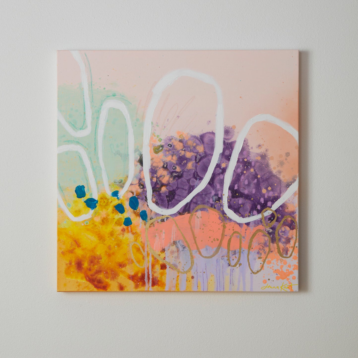 Life Of A Flower | 24x24 Inches